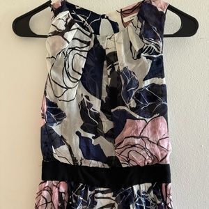 DIANE VON FUSTENBERG FLORAL BLOUSE